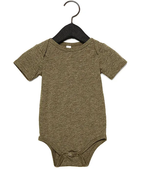 134B - Bella   Canvas Infant Triblend Short-Sleeve One-Piece