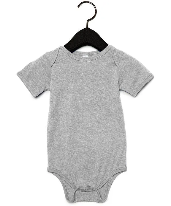 134B - Bella   Canvas Infant Triblend Short-Sleeve One-Piece