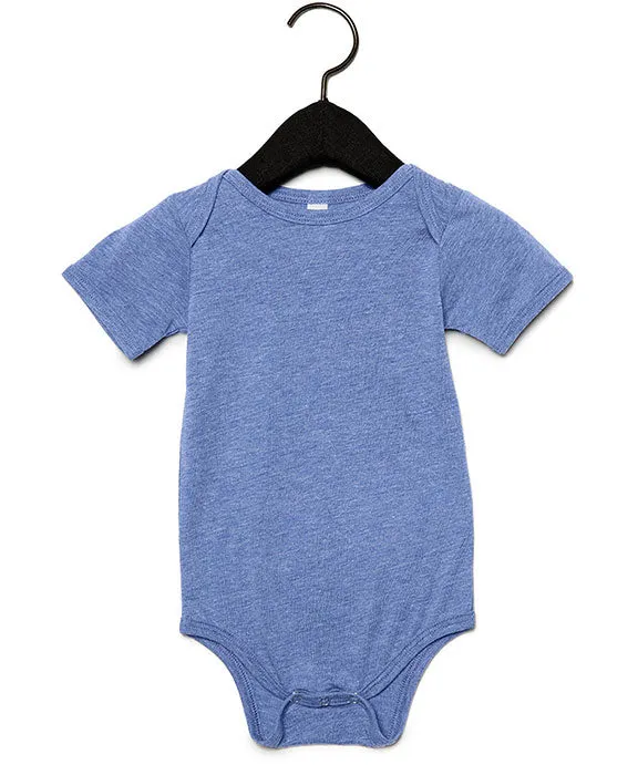 134B - Bella   Canvas Infant Triblend Short-Sleeve One-Piece