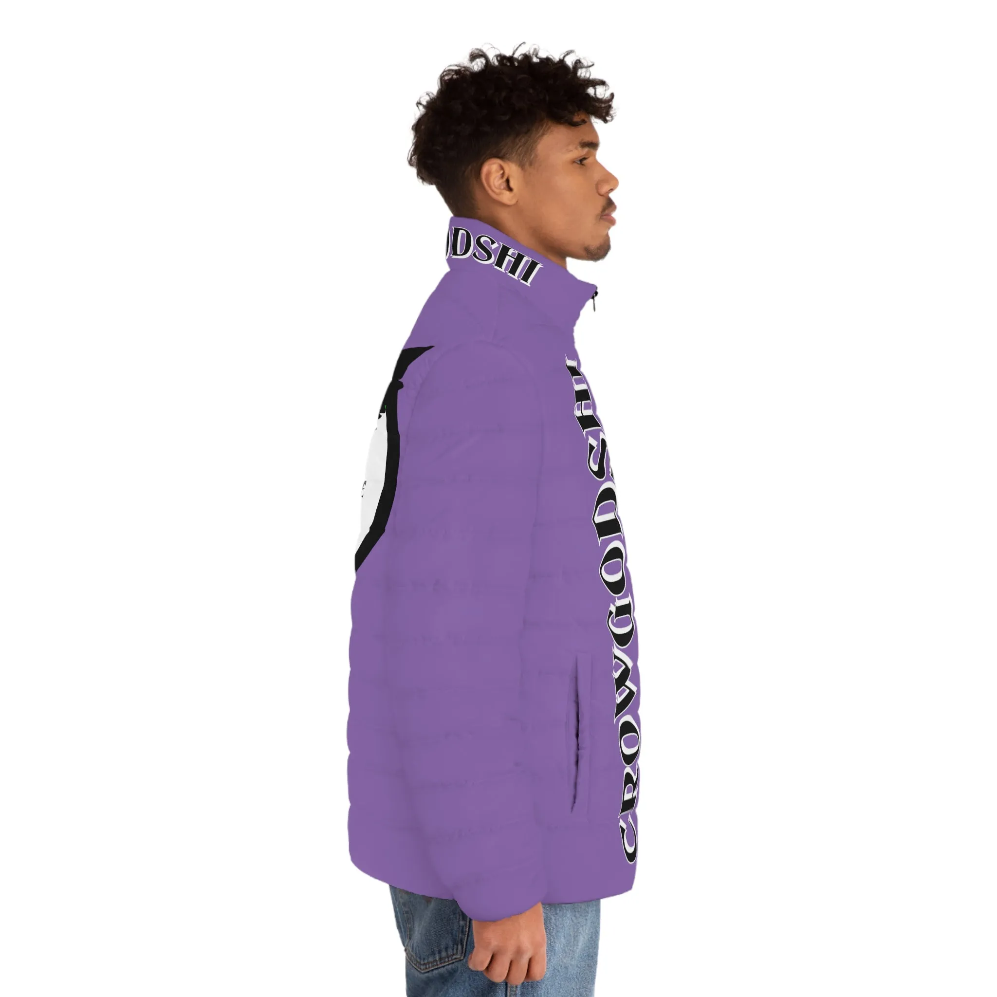 3rd Generation Men's CROWGODSHI Puffer Jacket, LIGHT PURPLE