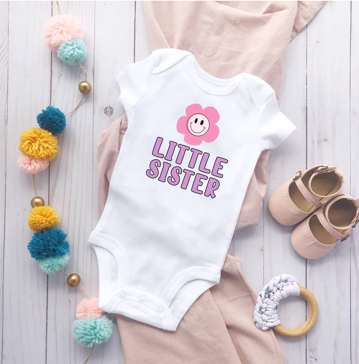 Announcement Baby Bodysuit