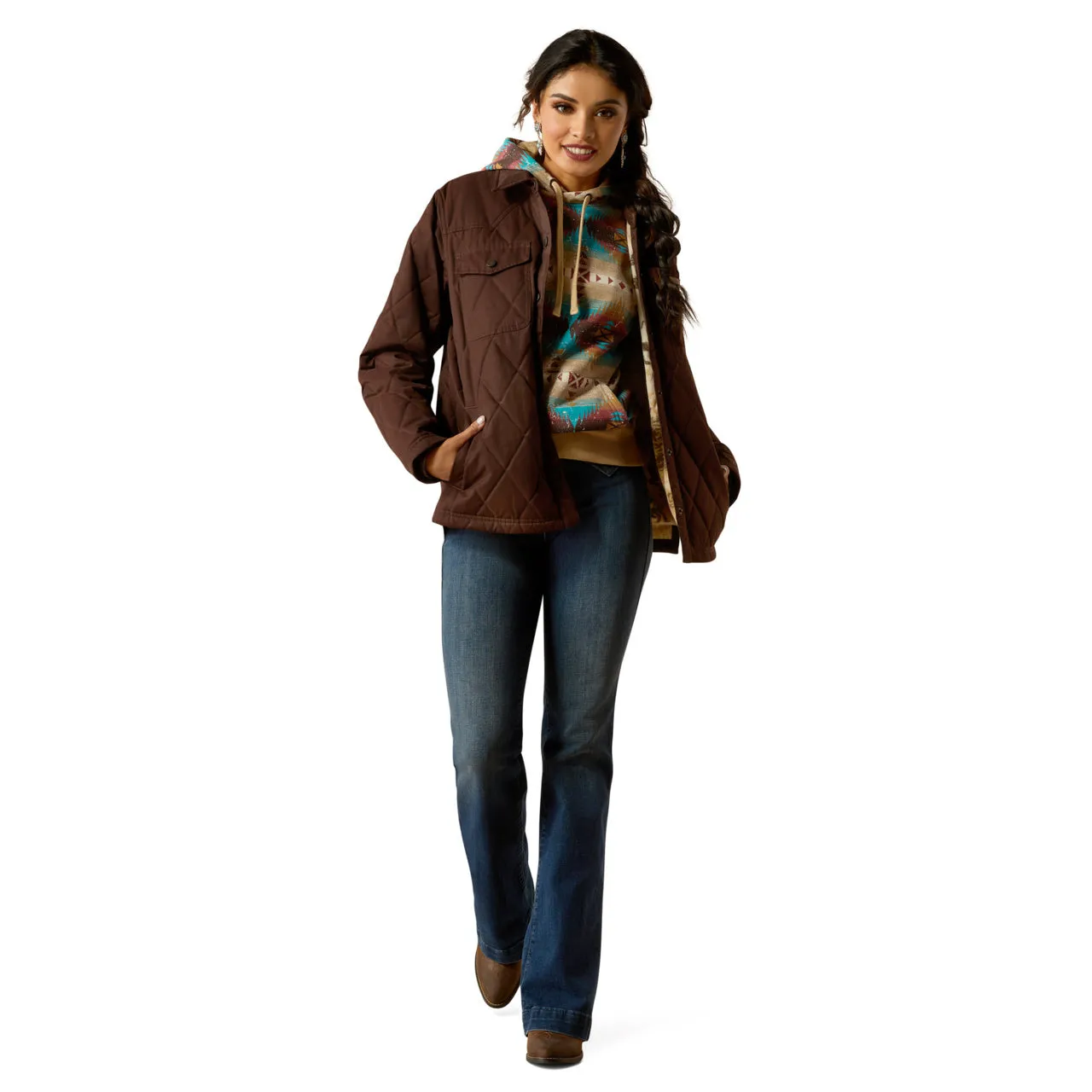 Ariat Women's Grizzly Quilted Barn Jacket