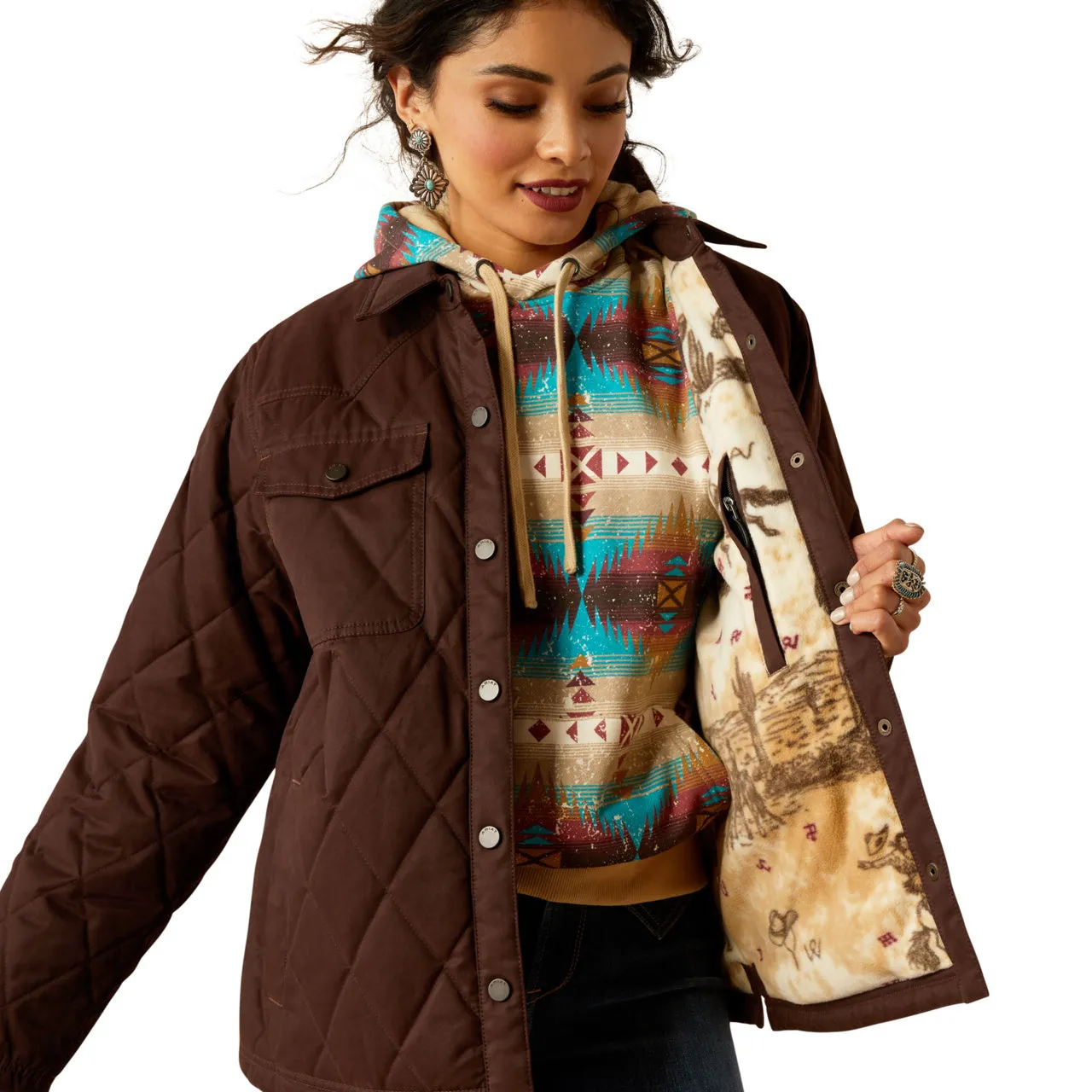 Ariat Women's Grizzly Quilted Barn Jacket