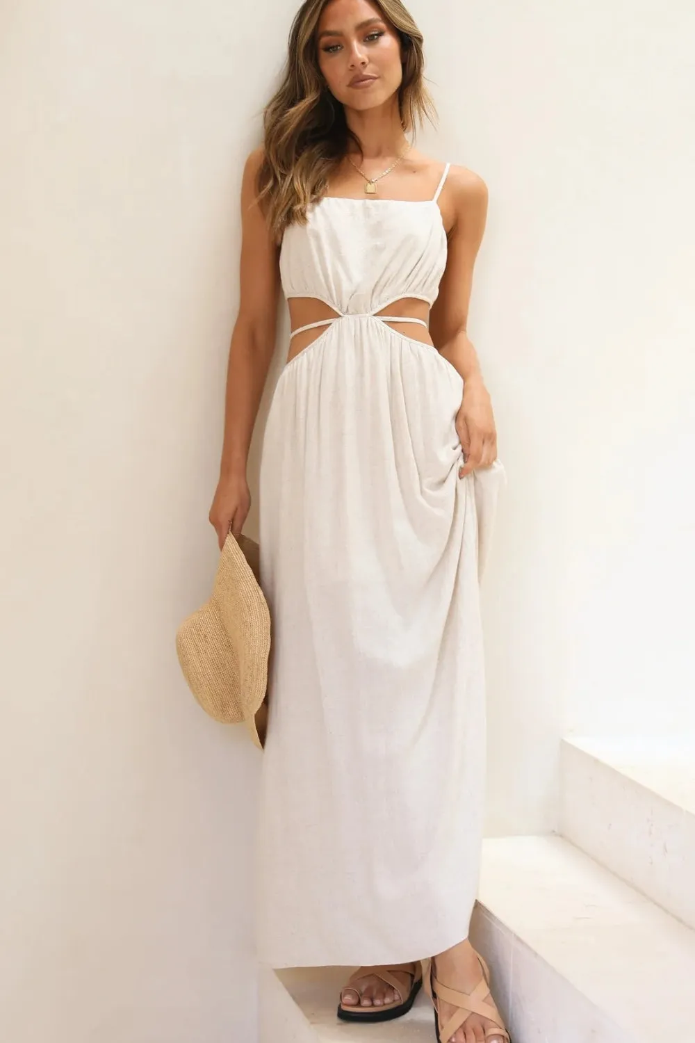 Ashley Spaghetti Maxi Dress