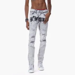 Bleunoir Crotch Logo Ripoff Jeans - Cloudy Grey