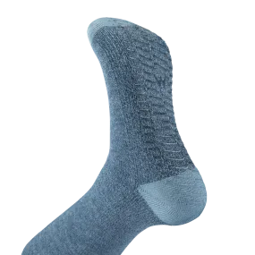 Blue Steel Twist - Grip Socks  - 5 pack