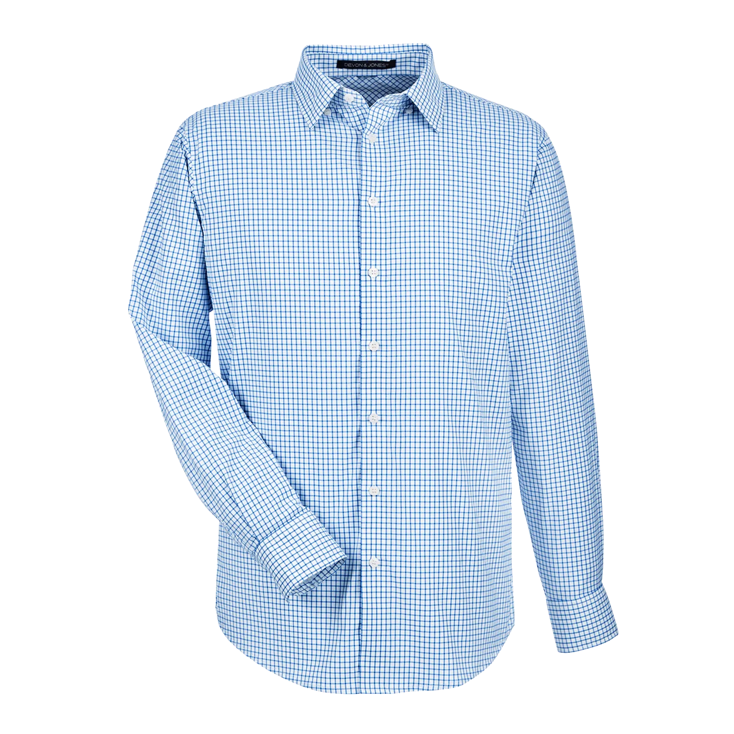 C1957M Mens CrownLux Performance Micro Windowpane Shirt