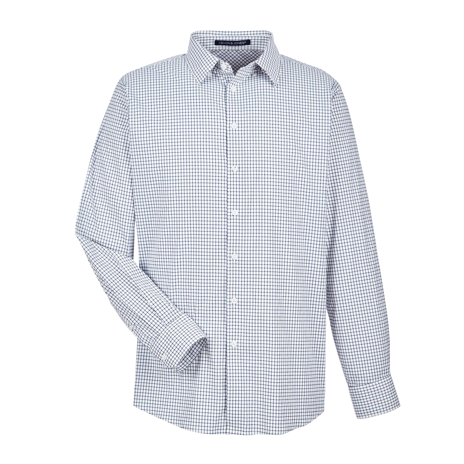 C1957M Mens CrownLux Performance Micro Windowpane Shirt