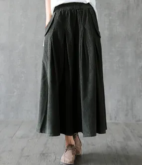 Casual Cotton linen loose fitting Women's Skirts  DZA2005262