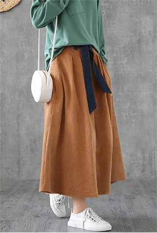 Casual Cotton loose fitting Women's Skirts DZA2006131