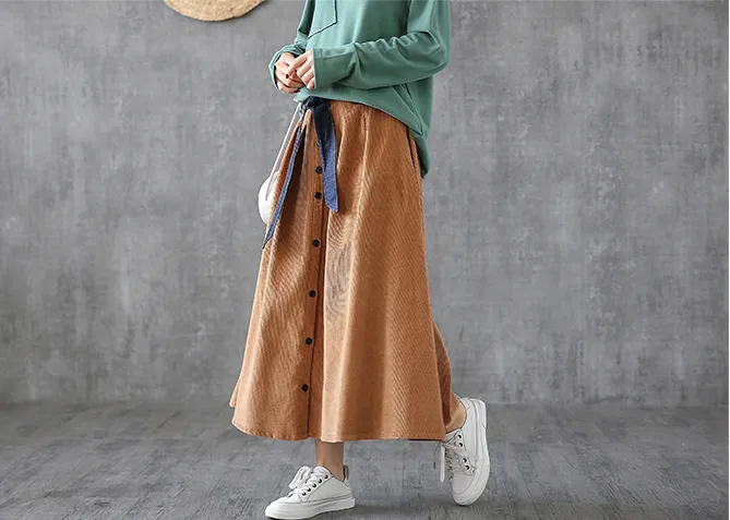 Casual Cotton loose fitting Women's Skirts DZA2006131