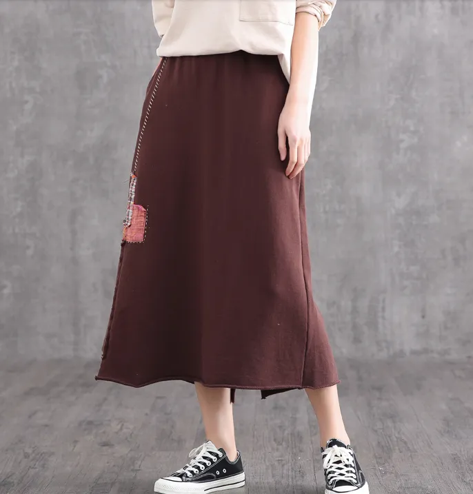 Casual Cotton  loose fitting Women's Skirts DZA2007126