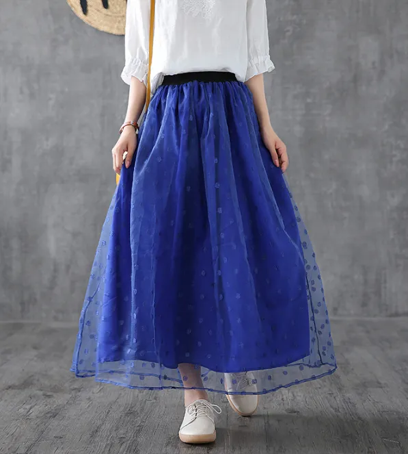 Casual Lace  loose fitting Women's Skirts  DZA200662