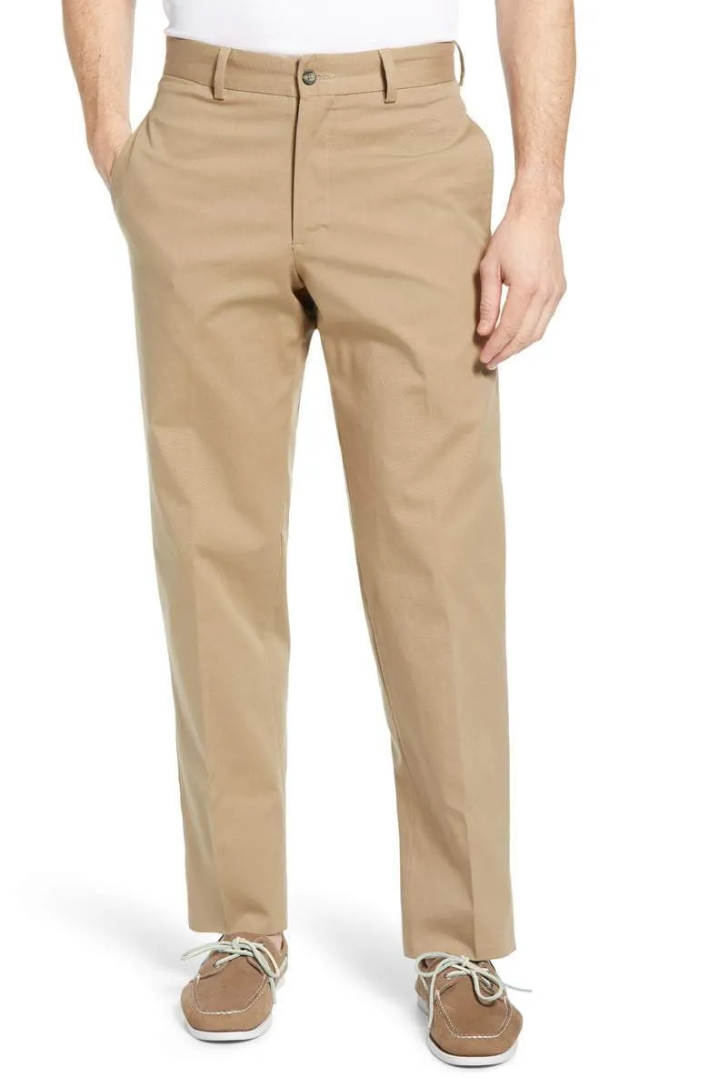 Charleston Khakis Stretch Canvas<br>Flat Front<br>Regular Rise