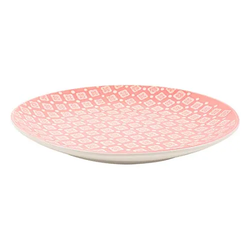 Chumbak Sara Ali Khan's Choice Weekend Picnic Pink Dinner Plate