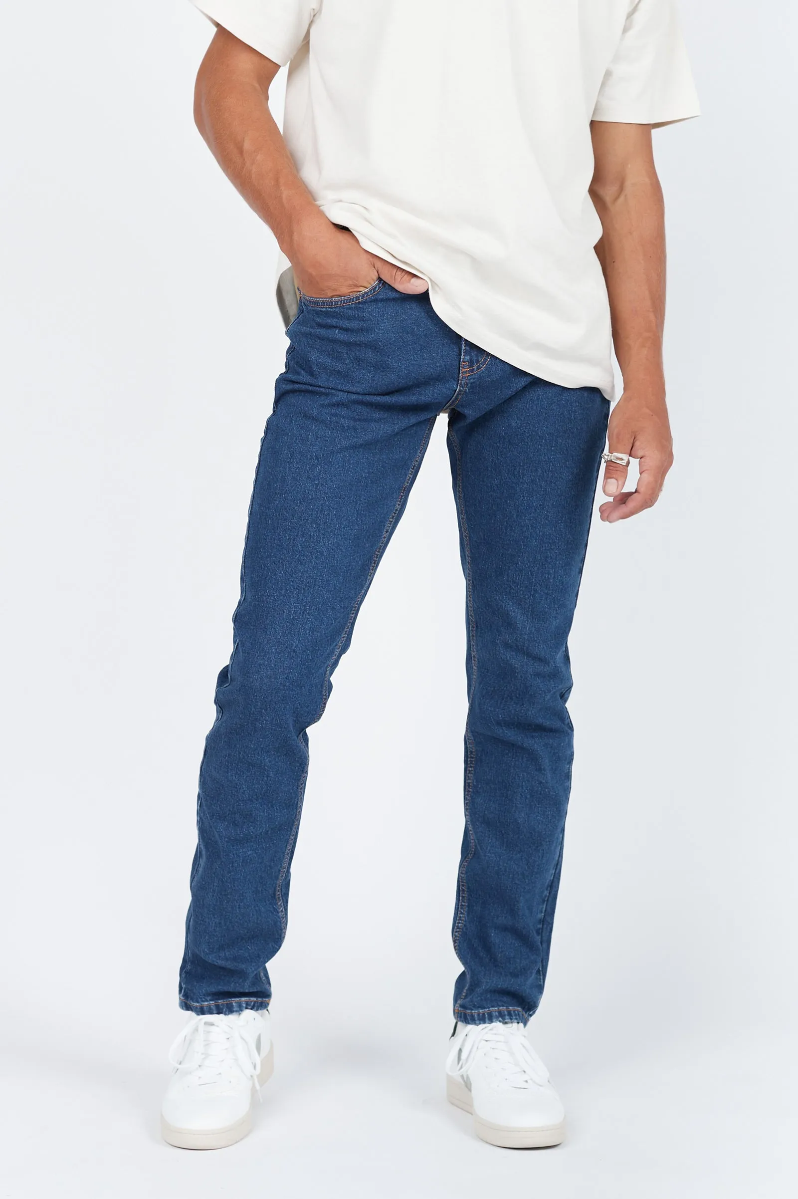 Clark Slim Jeans - Cobble Dark Retro