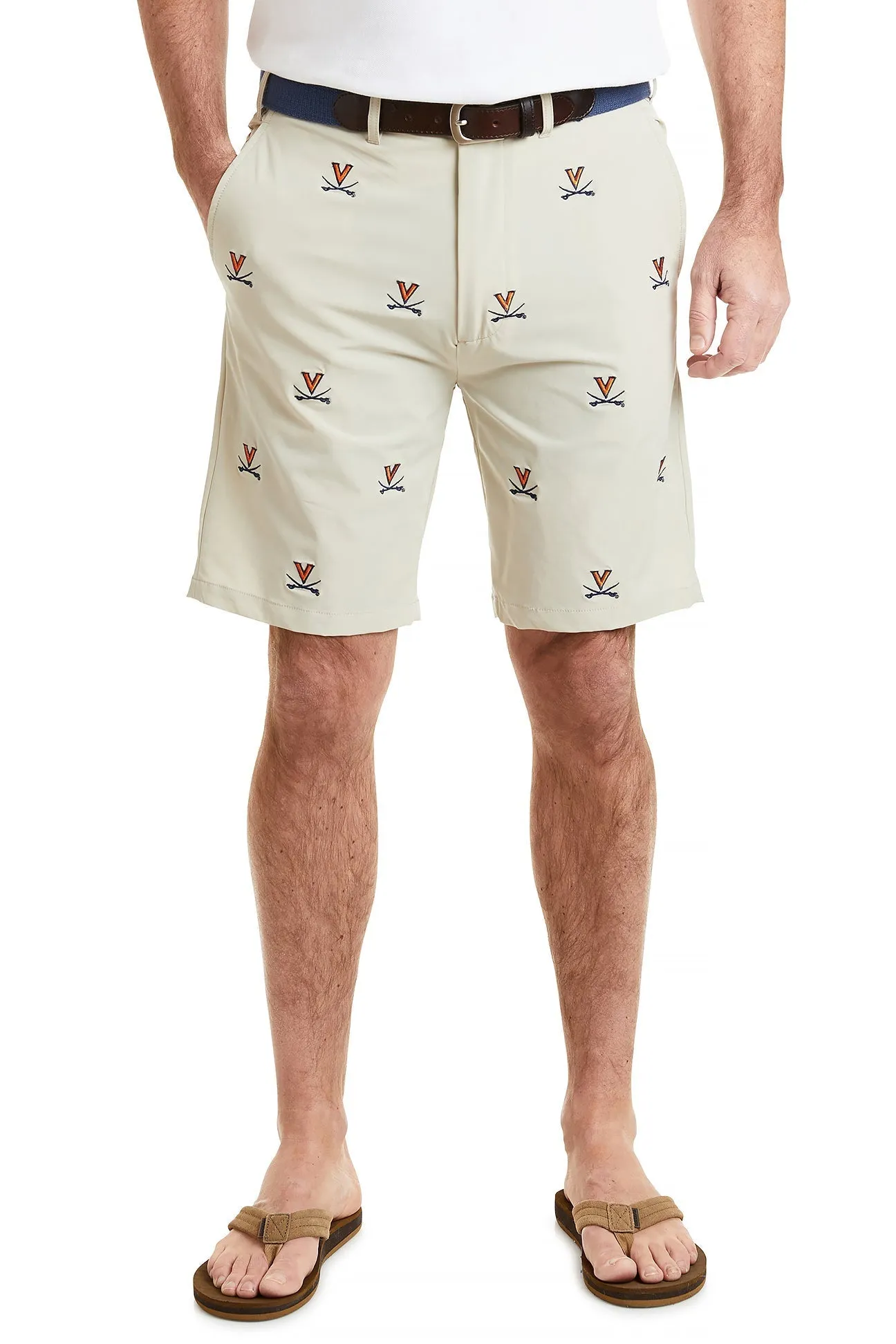 Collegiate ACKformance Short Khaki with UVA