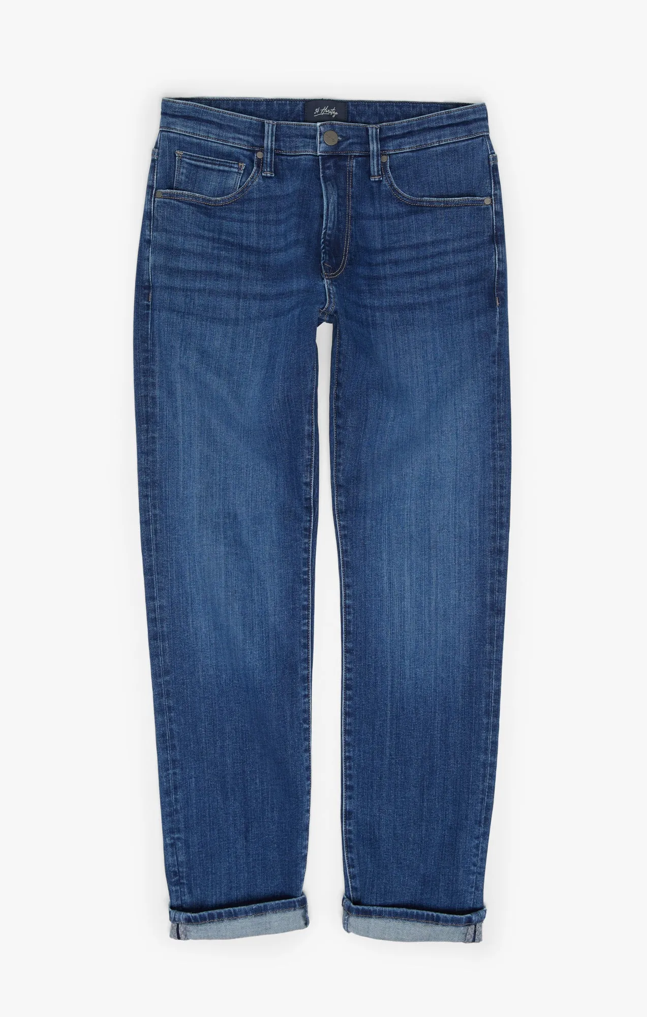 Courage Straight Leg Jeans in Deep Brushed Organic