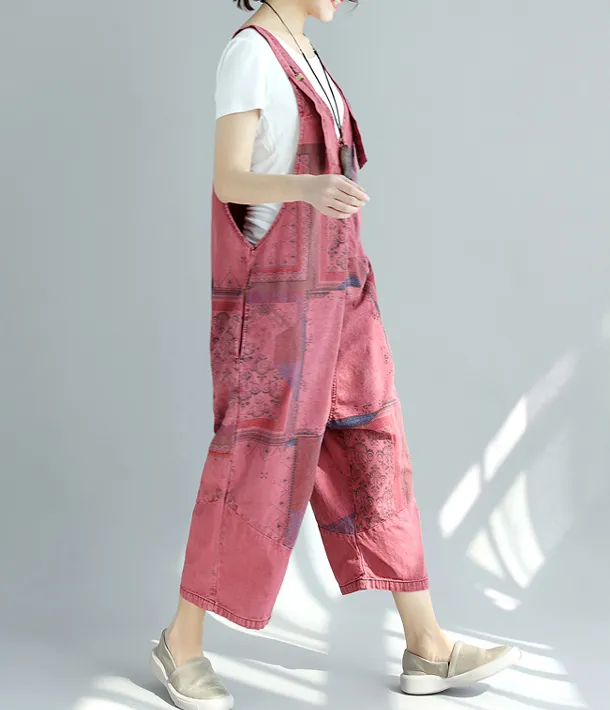 Denim Casual Spring Denim Overall Loose Short Women Jumpsuits QYCQ05114