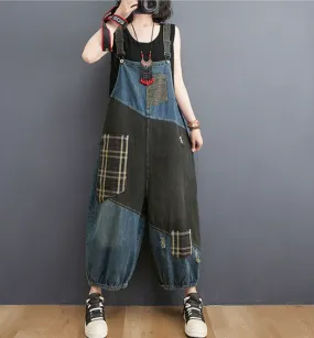 Denim Jumpsuits, Casual Summer Denim Overall,Loose Women Jumpsuits 5565