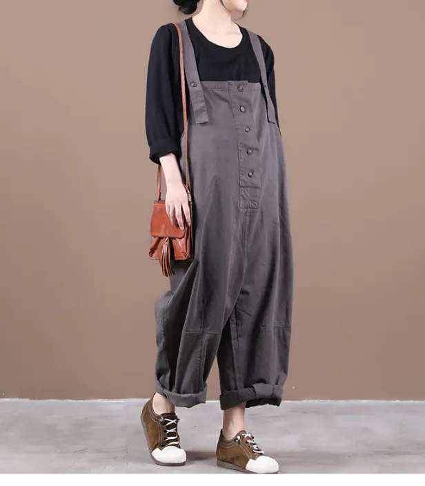 Denim Loose Casual Summer Denim Overall Loose Women Jumpsuits CNHK07254