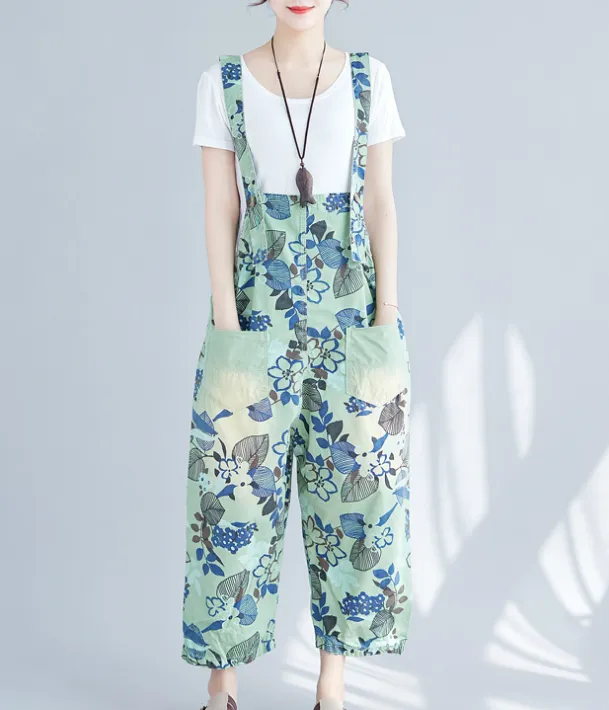 Denim Loose Casual Summer Denim Overall Loose Women Jumpsuits CNHK07255