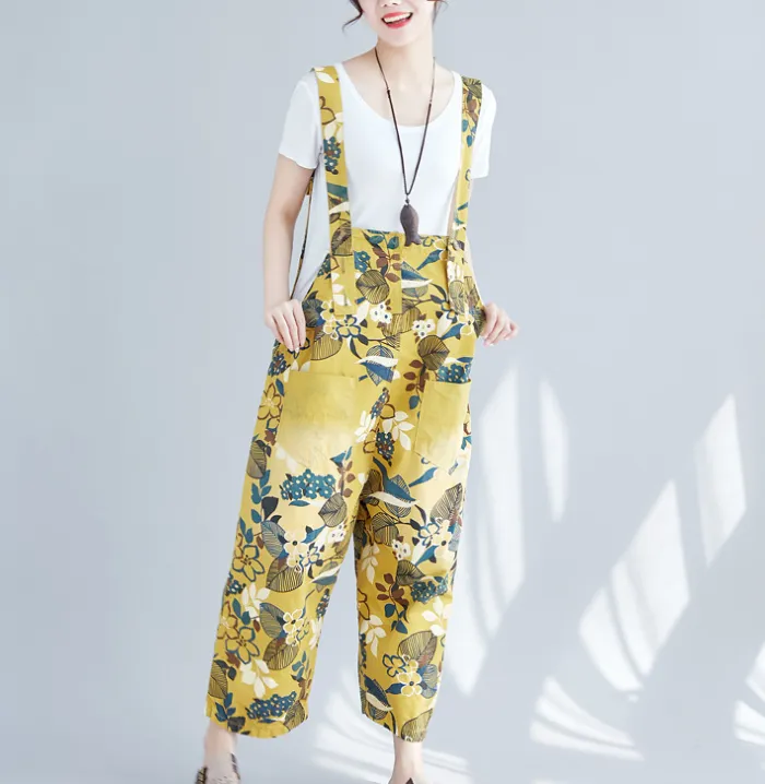 Denim Loose Casual Summer Denim Overall Loose Women Jumpsuits CNHK07255