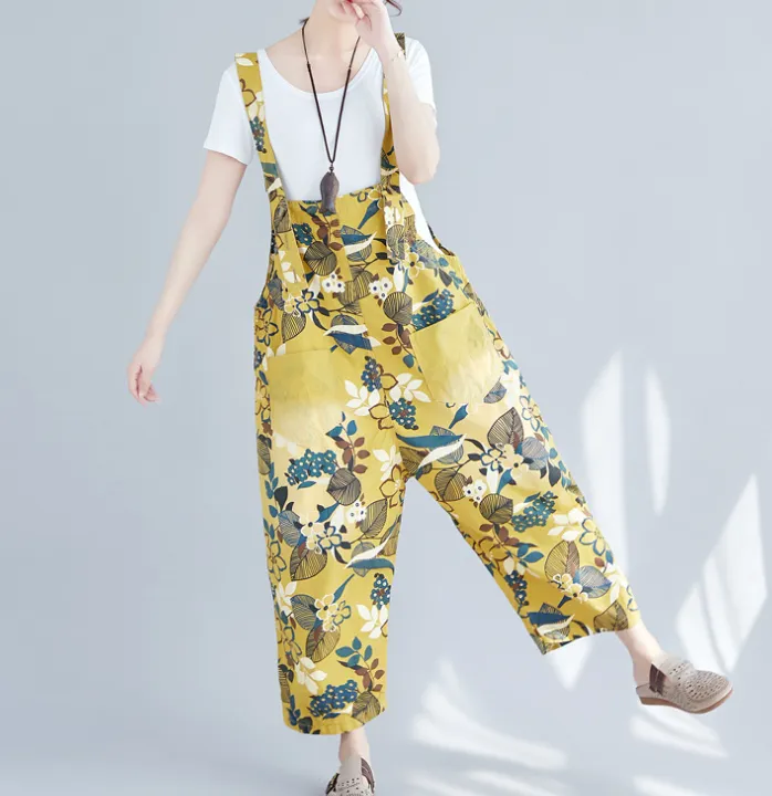 Denim Loose Casual Summer Denim Overall Loose Women Jumpsuits CNHK07255