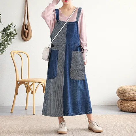 Denim Summer Spring Jumpsuits Women loose Overall DZA20642