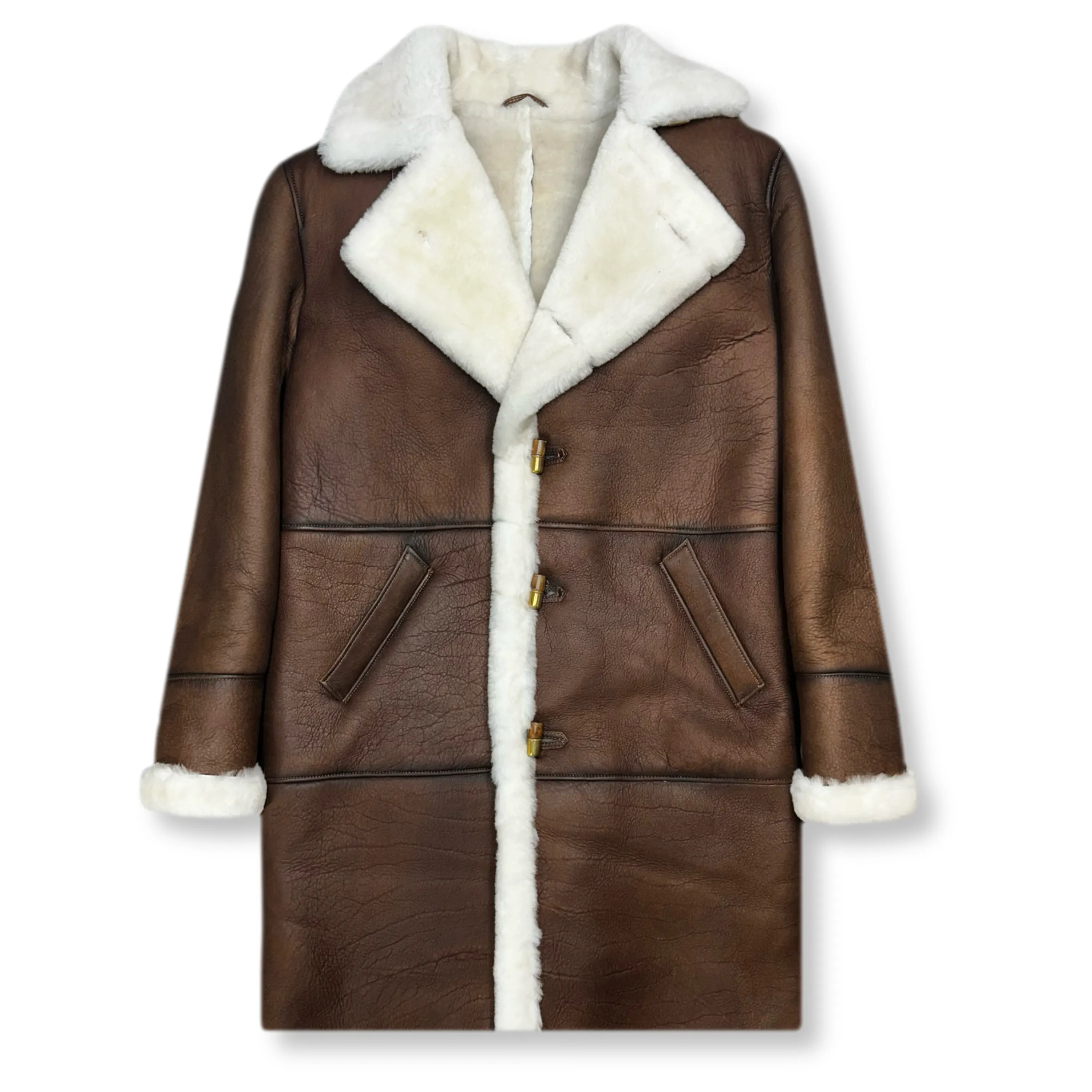 Dufner Long Shearling Coat