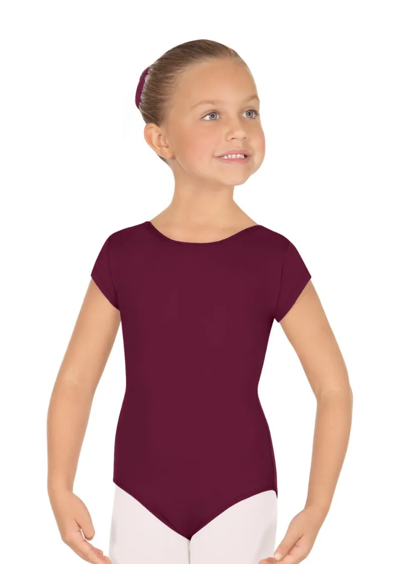 Eurotard Microfiber Youth Short Sleeve Leotard