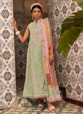 Farah Talib Aziz Luxury Lawn Collection 2023 – Mint Debbagh