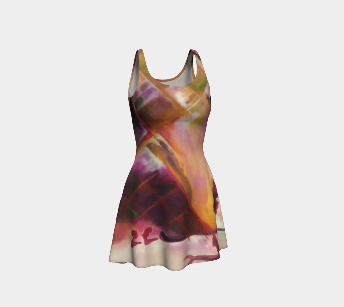 Flair dress - ‘My Planet Abstract’