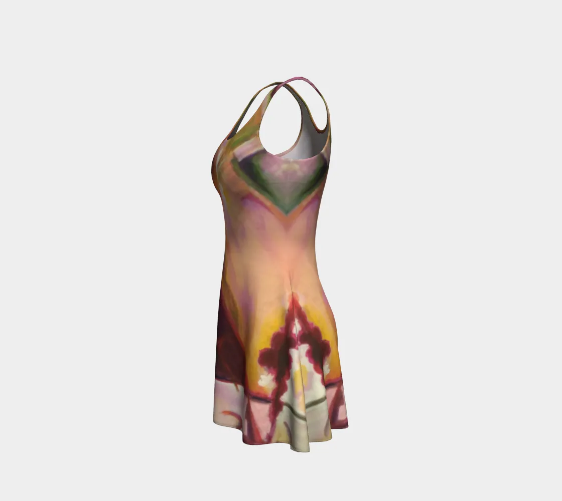 Flair dress - ‘My Planet Abstract’