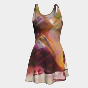 Flair dress - ‘My Planet Abstract’