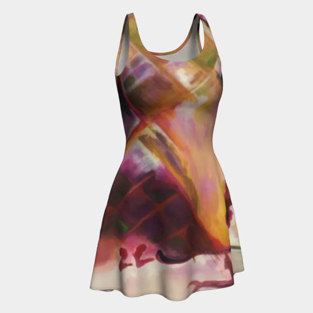 Flair dress - ‘My Planet Abstract’