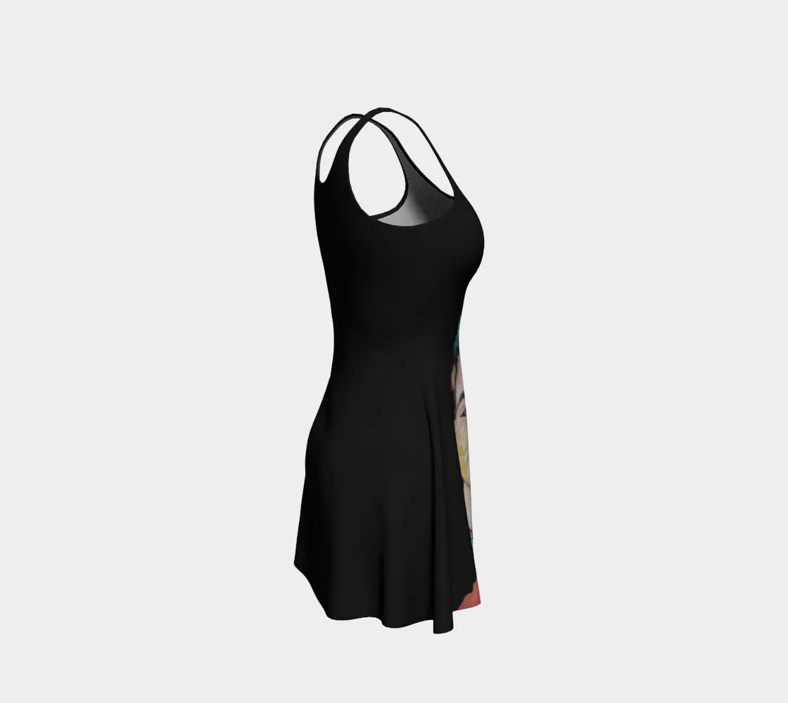 Flare dress - Frida 2 black