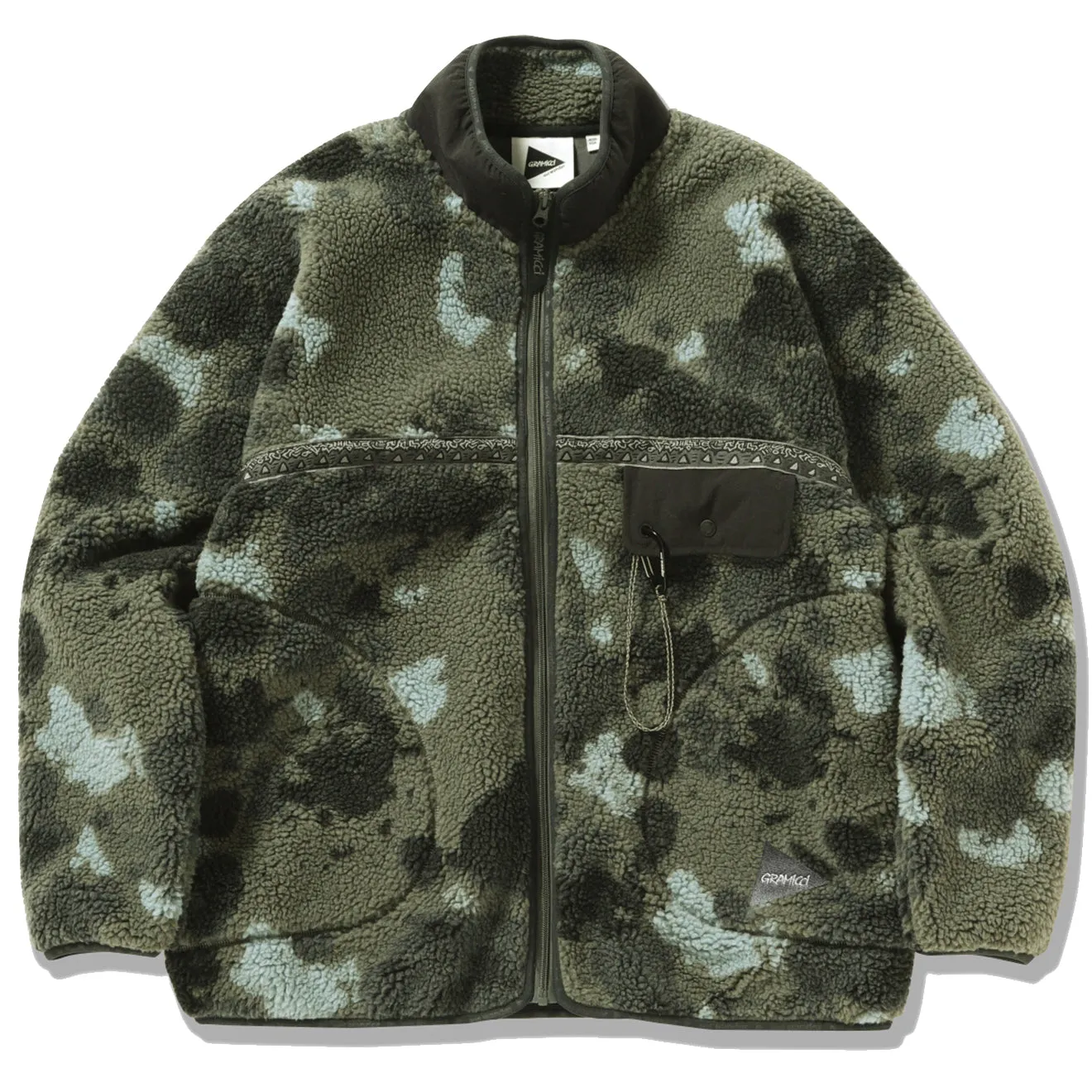 Gramicci x And Wander JQ Tape Fleece Jacket Camo