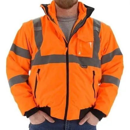 High Visibility 8-in-1 Waterproof All-Season Bomber Jacket and Liner System - Majestic