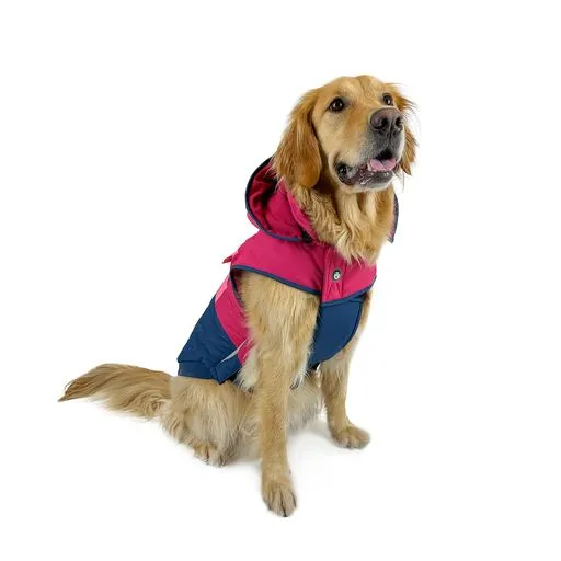 Huskimo Snow Parka Dog Coat - Hot Pink