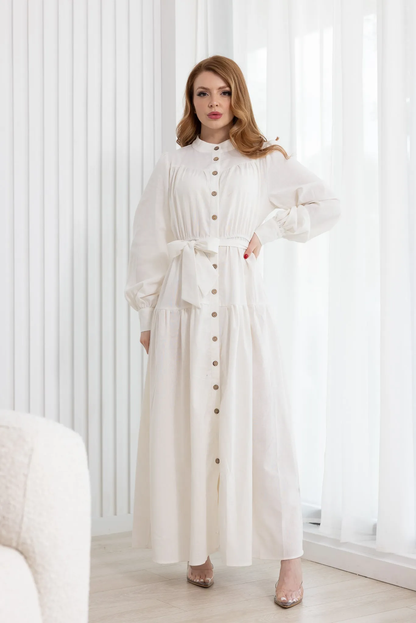 Liannah Linen Dress