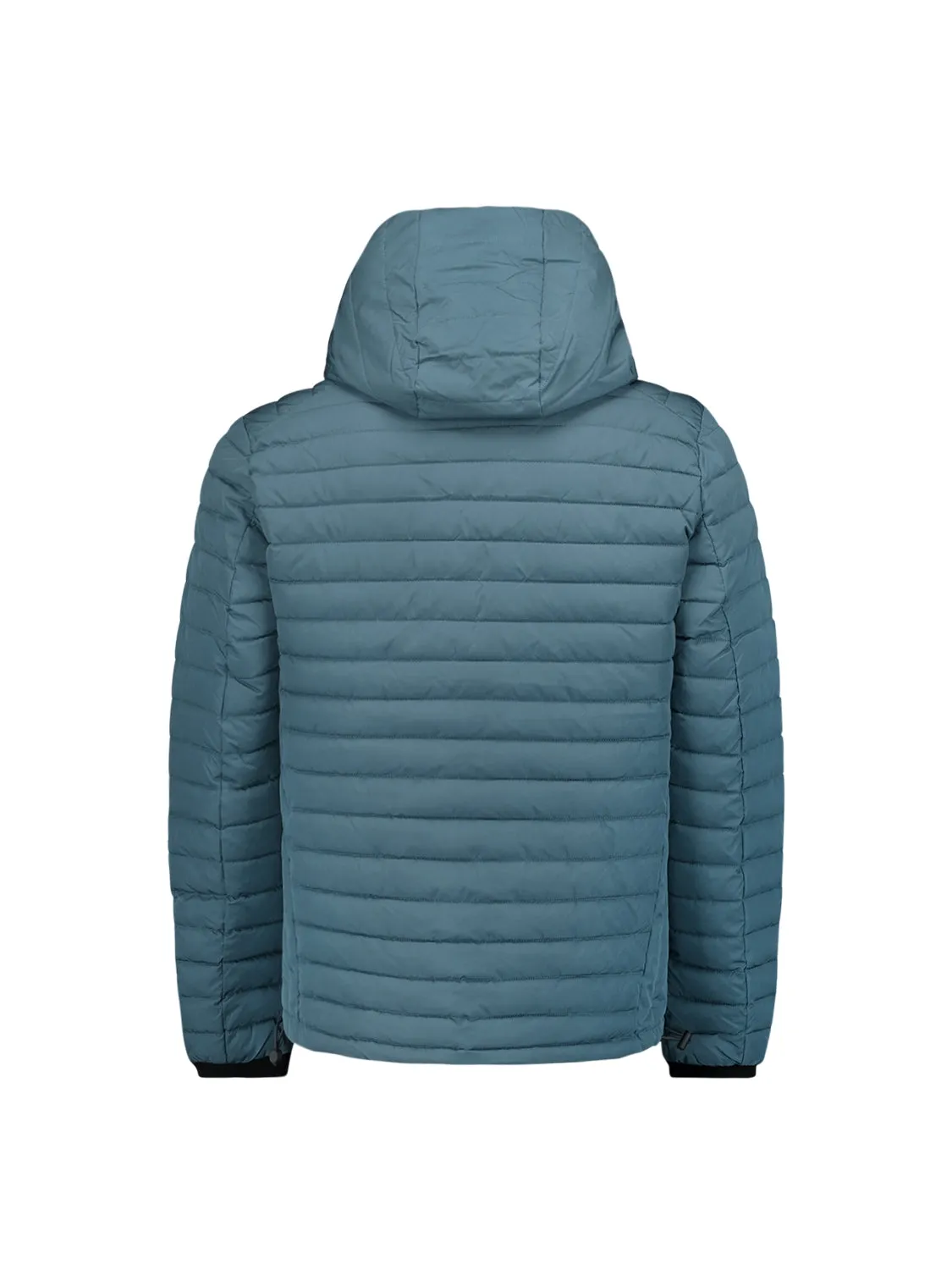 Lightweight Quilted Jacket with Hood and Adjustable Drawstrings: Functional and Stylish | Shadow Blue