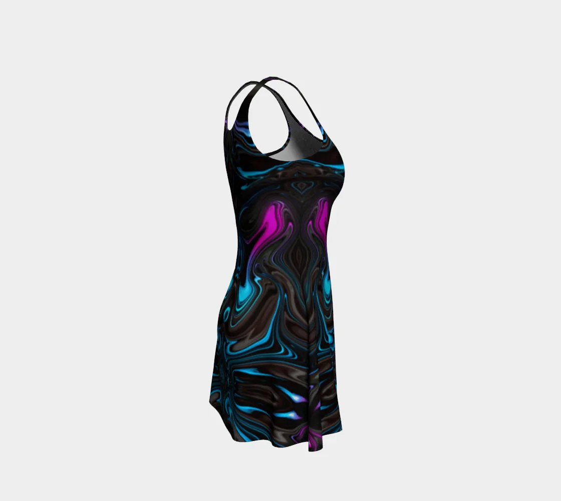 Liquid Sky Flare Dress