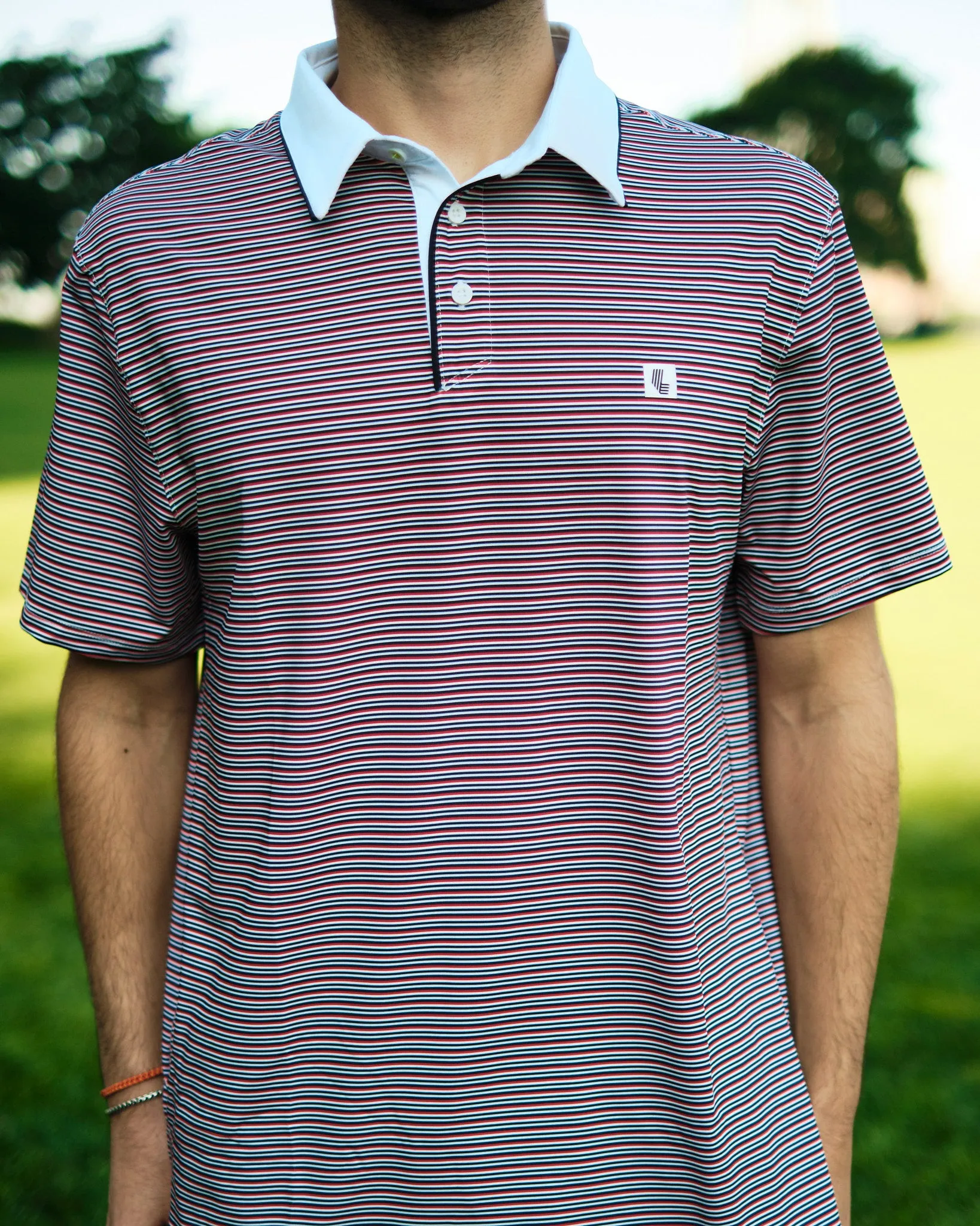 LIV Golf | Microstripe Polo