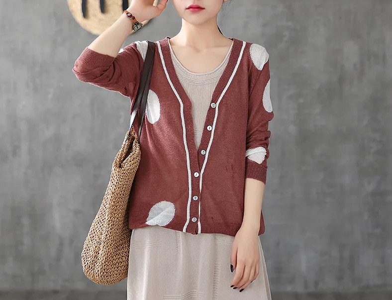 Long Sleeve Summer Women Casual Blouse Cotton Shirts Tops DZA2006133