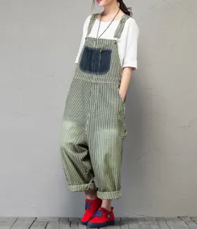 Loose Casual Spring Summer Denim Overall Loose Women Jumpsuits QYCQ05165