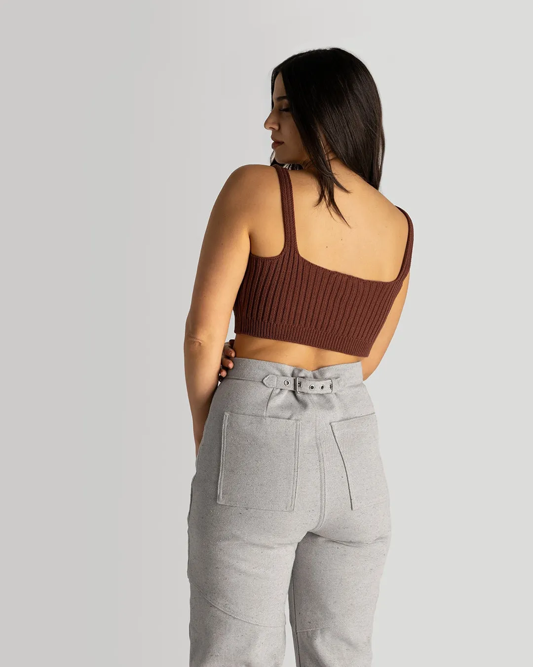 Maroon Knit Bralette | XS-3X