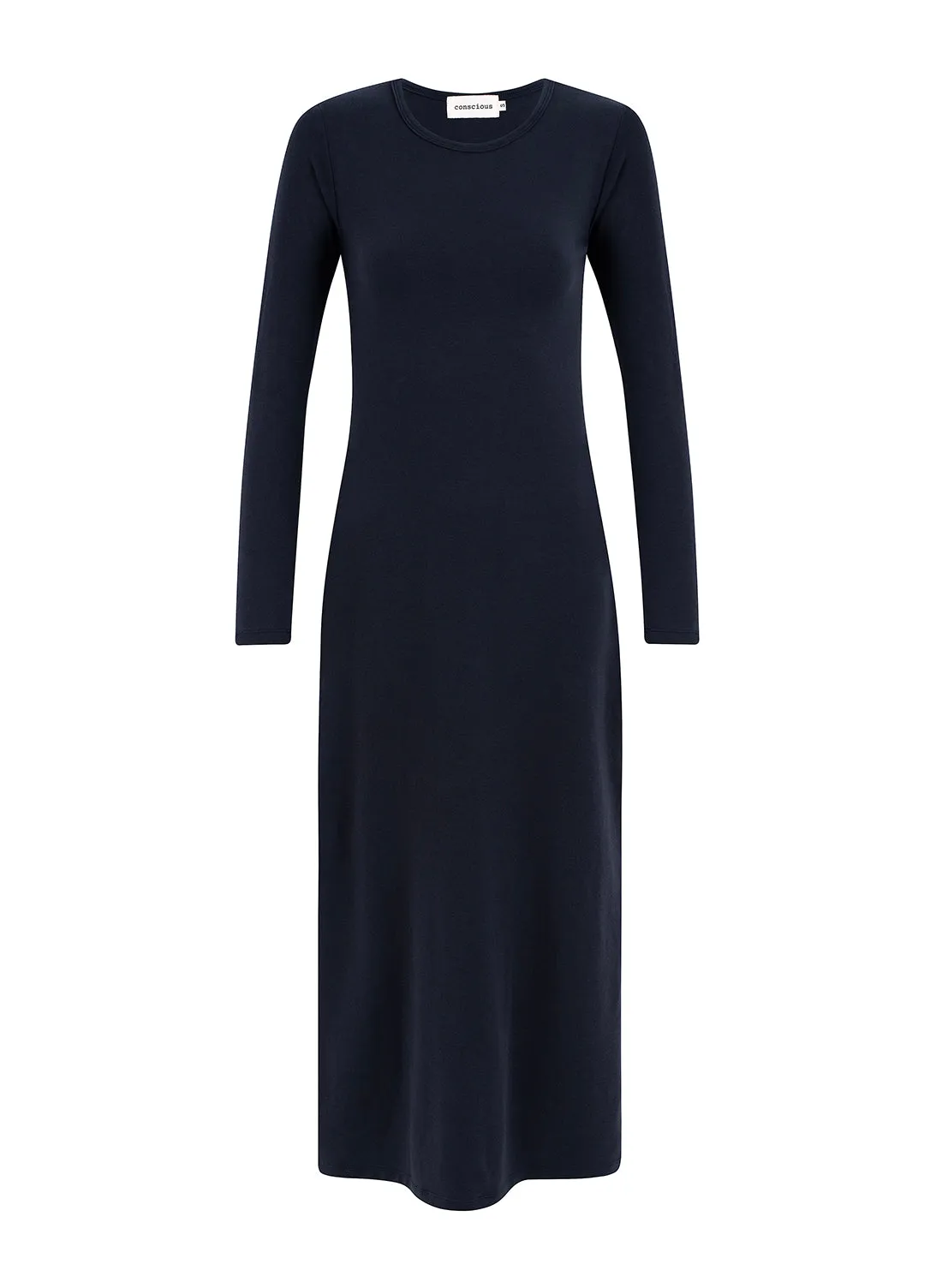 maxi dress in navy