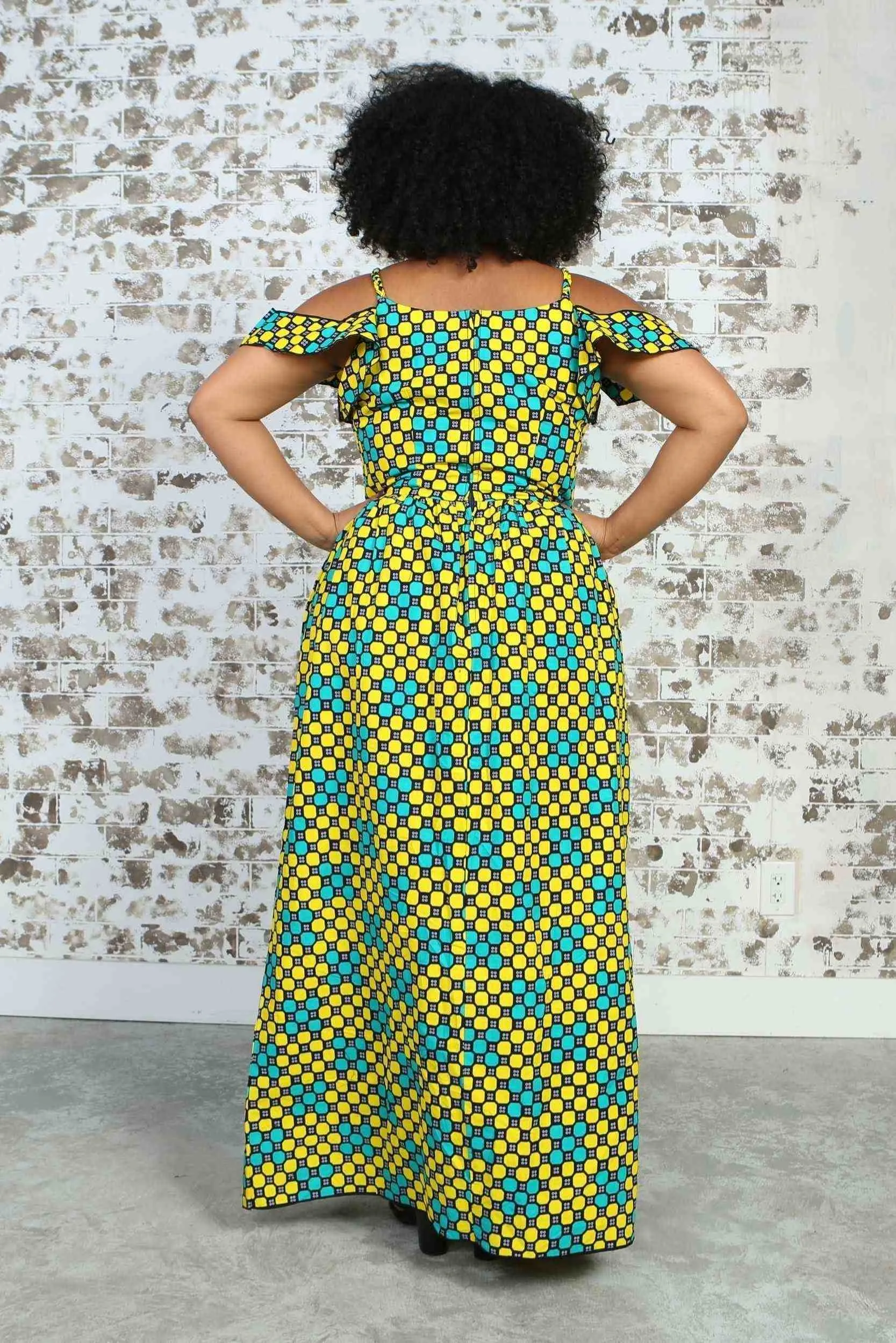 MEDIYA African Print Women's Dress