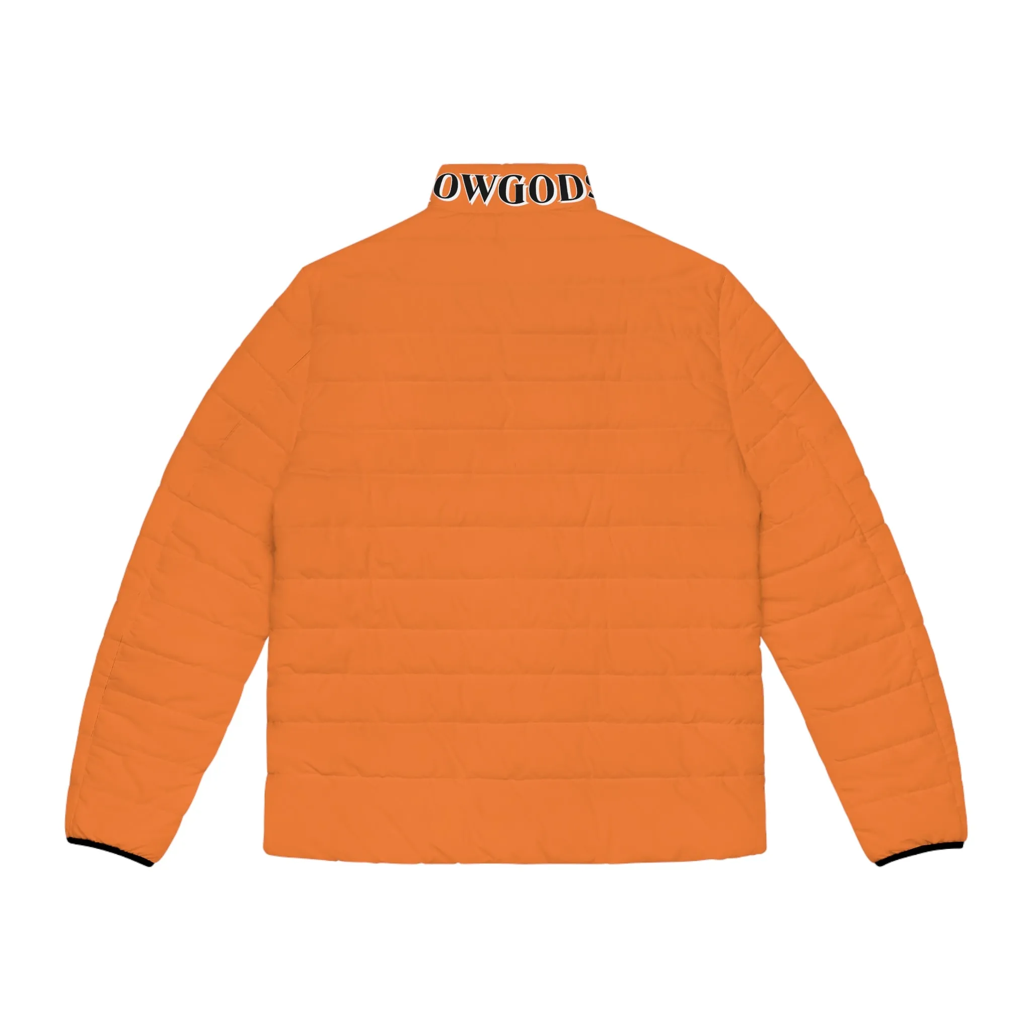 Men's CROWGODSHI Puffer Jacket, LIGHT ORANGE